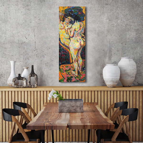 Astoria Grand Two Nudes By Ernst Ludwig Kirchner Painting On